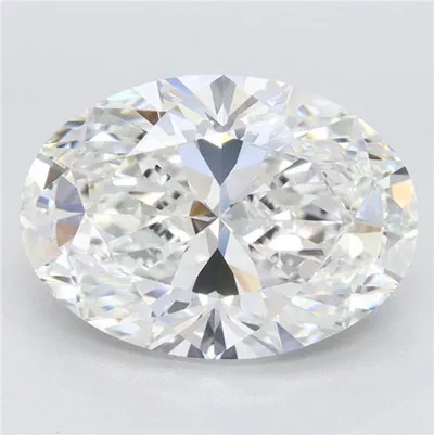 4.31ct F VVS1 Rare Carat Ideal Cut Oval Lab Grown Diamond