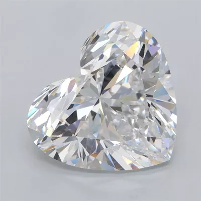 4.52ct D FL Rare Carat Ideal Cut Heart Lab Grown Diamond
