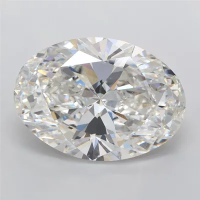 5.05ct G VVS2 Rare Carat Ideal Cut Oval Lab Grown Diamond