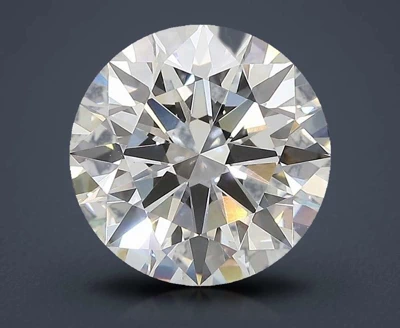 4.09ct F VVS2 Rare Carat Ideal Cut Round Lab Grown Diamond