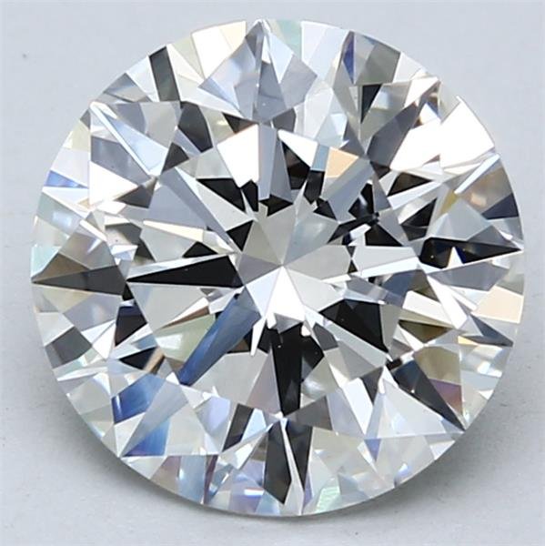 3.04ct D VS1 Rare Carat Ideal Cut Round Lab Grown Diamond