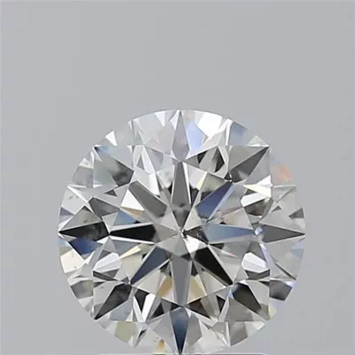 2.51ct G SI2 Rare Carat Ideal Cut Round Diamond