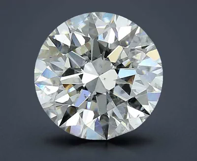 3.31ct I SI2 Rare Carat Ideal Cut Round Diamond