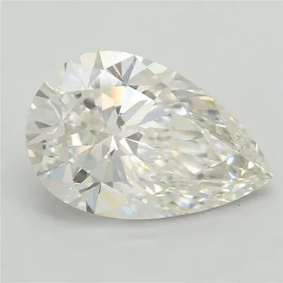 4.02ct G VVS2 Rare Carat Ideal Cut Pear Lab Grown Diamond