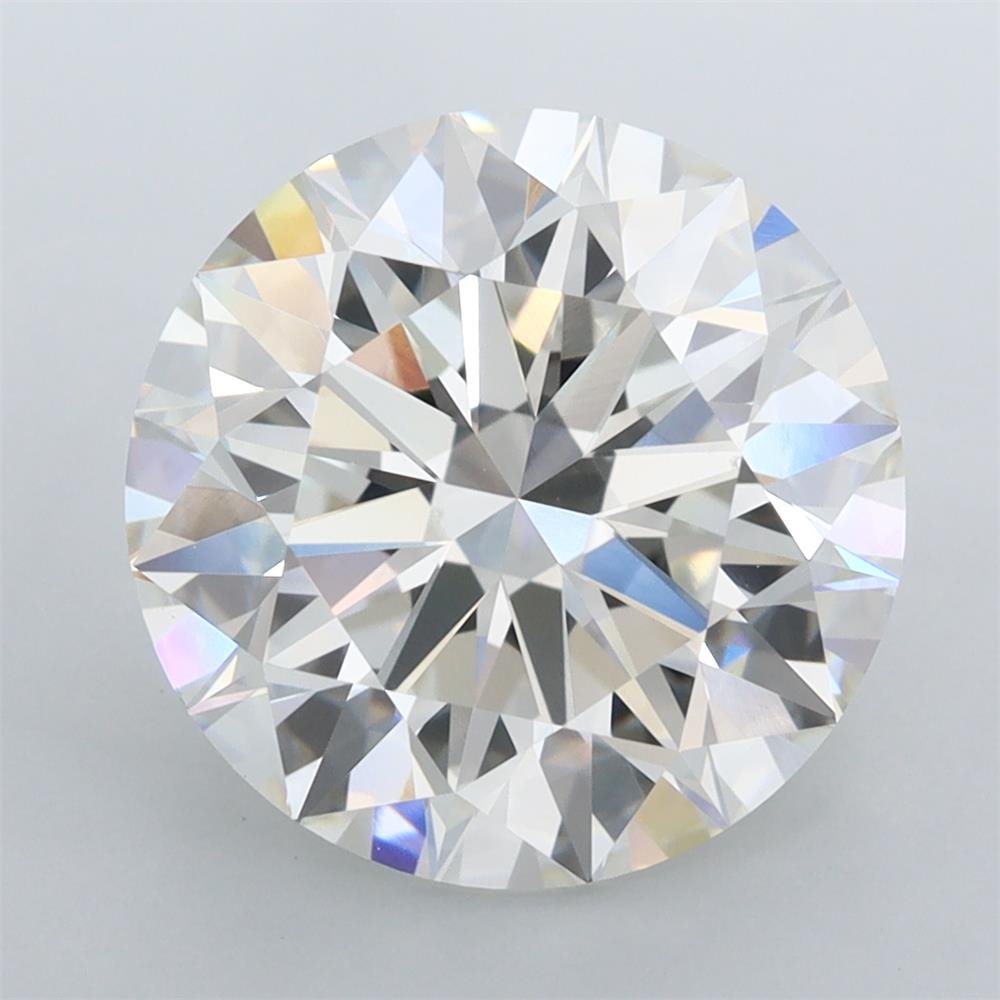 5.03ct G VVS2 Rare Carat Ideal Cut Round Lab Grown Diamond