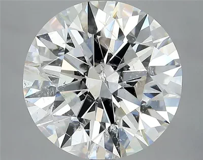 5.04ct F SI2 Rare Carat Ideal Cut Round Diamond