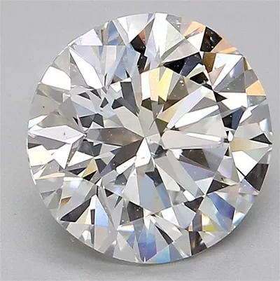 3.01ct F SI1 Rare Carat Ideal Cut Round Diamond