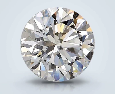 3.01ct F SI1 Rare Carat Ideal Cut Round Diamond