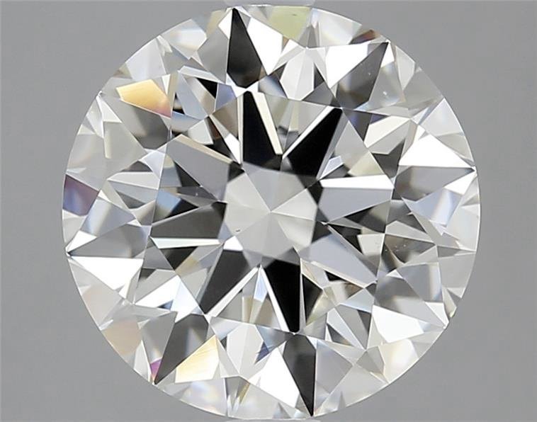 3.64ct H VS2 Rare Carat Ideal Cut Round Diamond