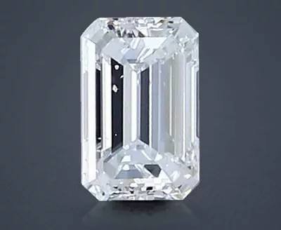 0.40ct E SI1 Very Good Cut Emerald Diamond