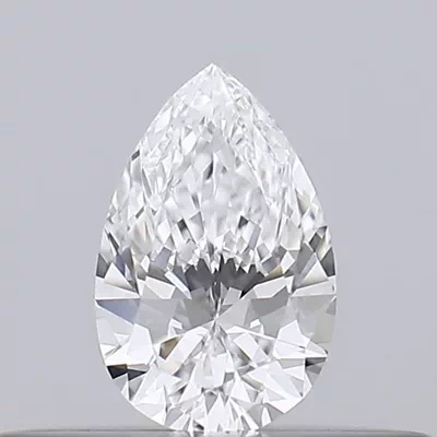 0.19ct D VVS1 Rare Carat Ideal Cut Pear Diamond