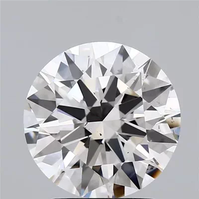 2.63ct F VS2 Rare Carat Ideal Cut Round Diamond