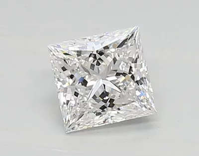0.64ct D VVS2 Rare Carat Ideal Cut Princess Lab Grown Diamond