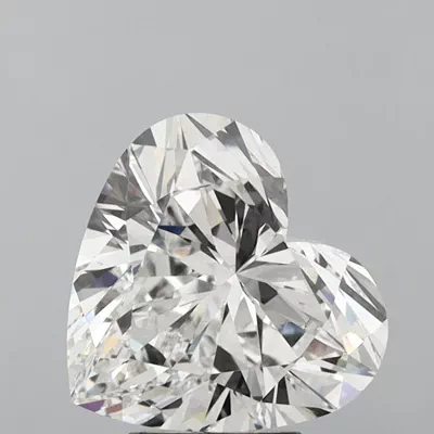 6.15ct F VS1 Rare Carat Ideal Cut Heart Lab Grown Diamond