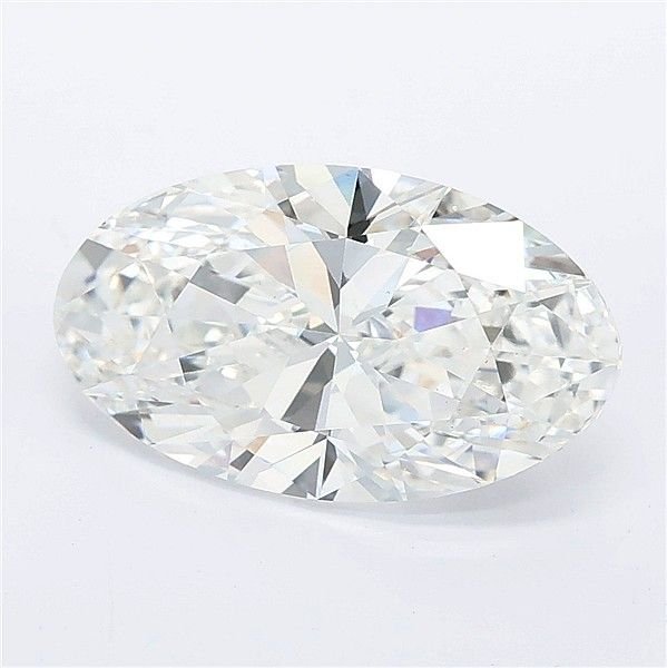 3.00ct F VS1 Rare Carat Ideal Cut Oval Lab Grown Diamond