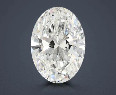 10.25ct F VVS2 Rare Carat Ideal Cut Oval Lab Grown Diamond
