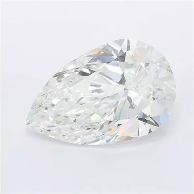 5.07ct E VVS2 Rare Carat Ideal Cut Pear Lab Grown Diamond