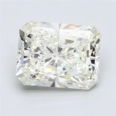 2.52ct K SI1 Rare Carat Ideal Cut Radiant Diamond