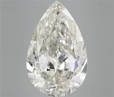 10.03ct I SI2 Rare Carat Ideal Cut Pear Diamond