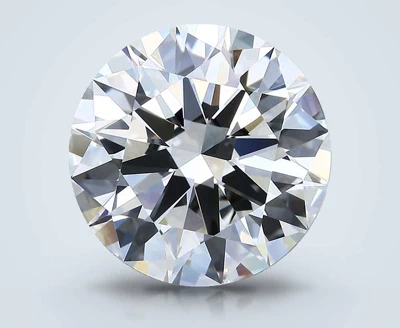 6.29ct H VVS2 Rare Carat Ideal Cut Round Diamond