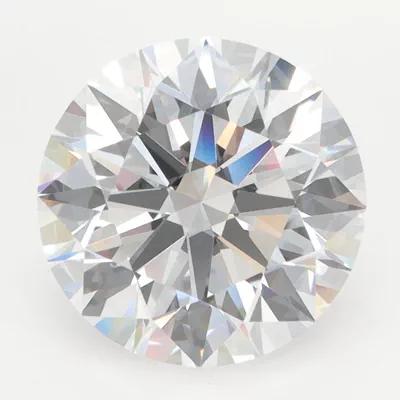 4.08ct D FL Rare Carat Ideal Cut Round Lab Grown Diamond