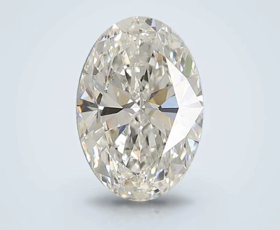 3.02ct E VS1 Rare Carat Ideal Cut Oval Lab Grown Diamond