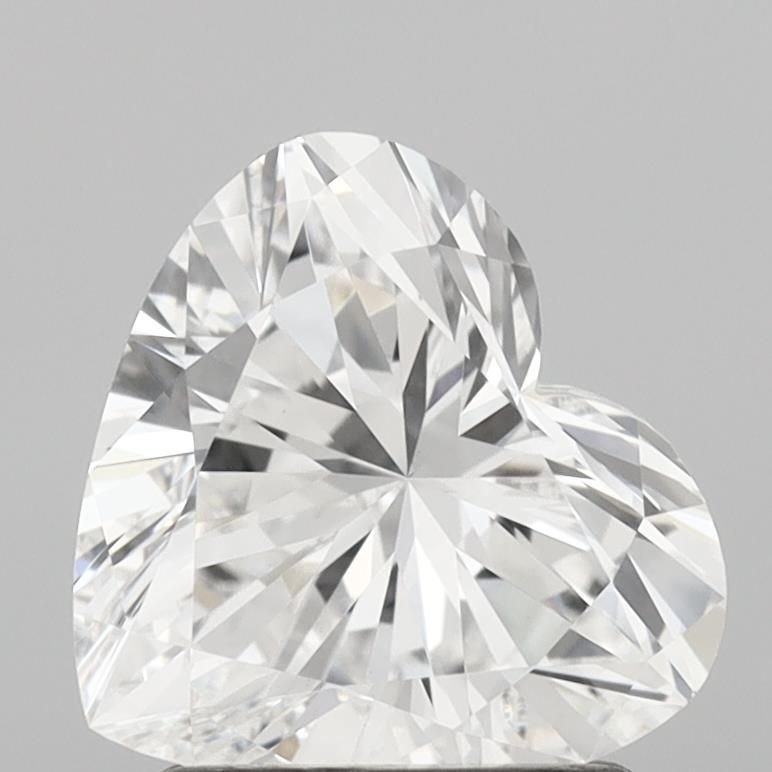1.47ct E VS1 Rare Carat Ideal Cut Heart Lab Grown Diamond