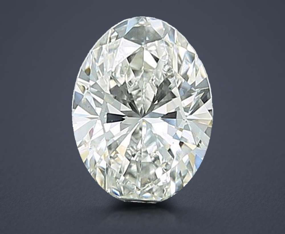 1.00ct F VS1 Rare Carat Ideal Cut Oval Lab Grown Diamond