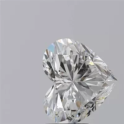 3.51ct G SI2 Rare Carat Ideal Cut Heart Diamond