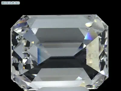 9.26ct D FL Very Good Cut Emerald Diamond