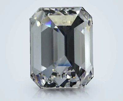 9.26ct D FL Very Good Cut Emerald Diamond