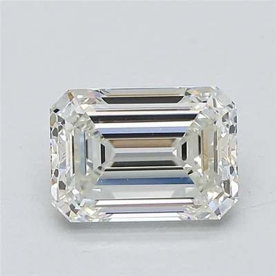 1.70ct J VS2 Rare Carat Ideal Cut Emerald Diamond
