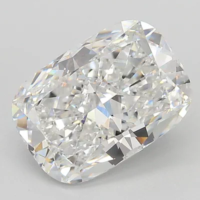 3.06ct E VS1 Rare Carat Ideal Cut Cushion Lab Grown Diamond