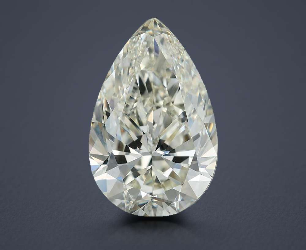 10.02ct I VVS2 Very Good Cut Pear Diamond