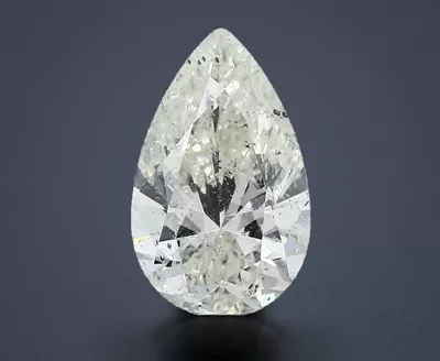 2.50ct J SI2 Very Good Cut Pear Diamond
