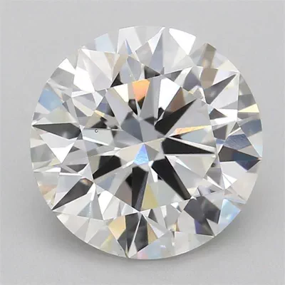3.21ct E VS1 Rare Carat Ideal Cut Round Lab Grown Diamond