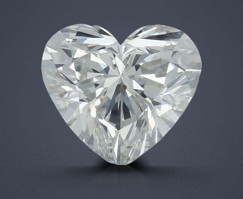 0.62ct H SI1 Rare Carat Ideal Cut Heart Diamond