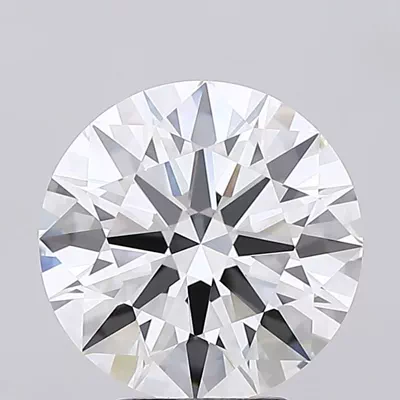 4.01ct D FL Rare Carat Ideal Cut Round Lab Grown Diamond