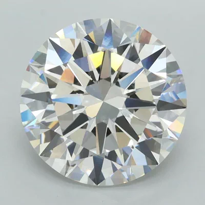 5.00ct F VVS2 Excellent Cut Round Lab Grown Diamond