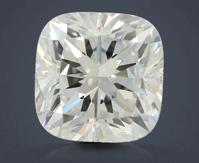 4.10ct E VVS2 Rare Carat Ideal Cut Cushion Lab Grown Diamond