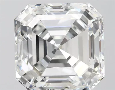 7.55ct F VVS2 Rare Carat Ideal Cut Asscher Lab Grown Diamond