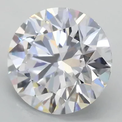2.09ct D VVS2 Excellent Cut Round Lab Grown Diamond