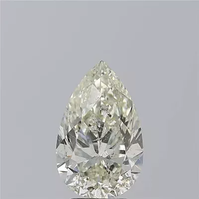 3.51ct I SI2 Rare Carat Ideal Cut Pear Diamond