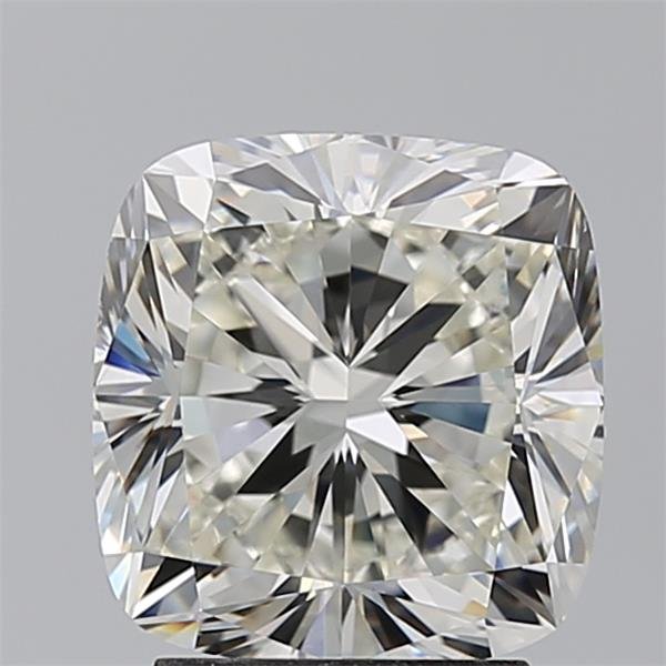 3.03ct J VS2 Rare Carat Ideal Cut Cushion Diamond