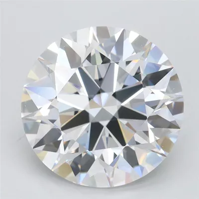 3.04ct D FL Rare Carat Ideal Cut Round Lab Grown Diamond