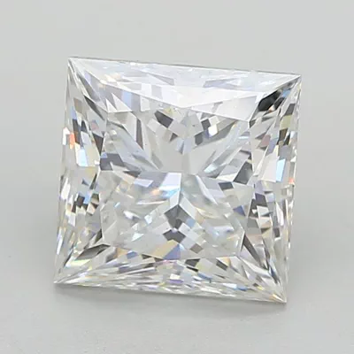 4.07ct G VS1 Rare Carat Ideal Cut Princess Lab Grown Diamond