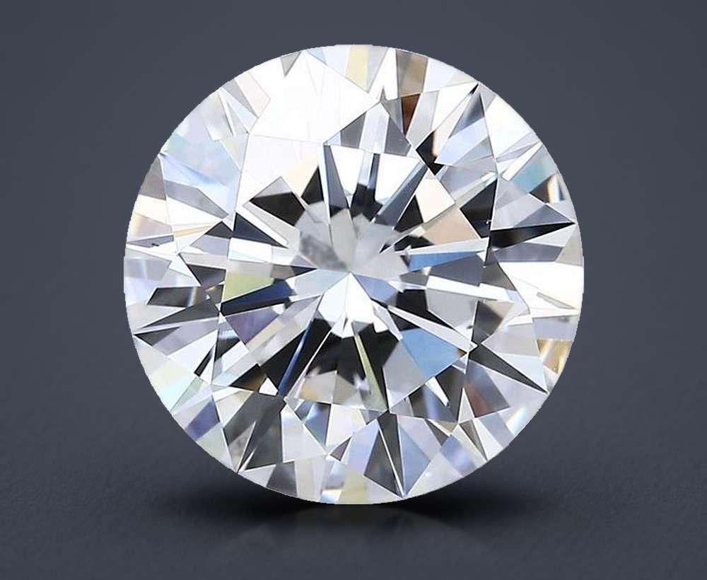 3.89ct E VS2 Rare Carat Ideal Cut Round Diamond