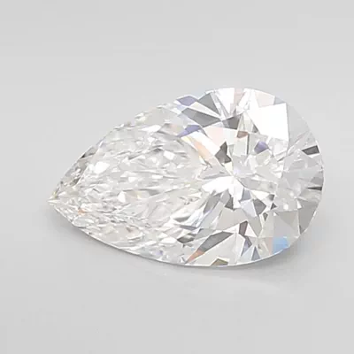 1.52ct D VS1 Rare Carat Ideal Cut Pear Lab Grown Diamond