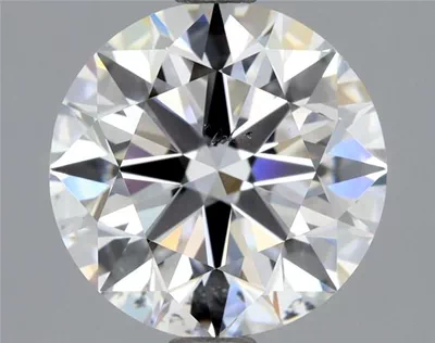2.01ct D SI2 Rare Carat Ideal Cut Round Diamond