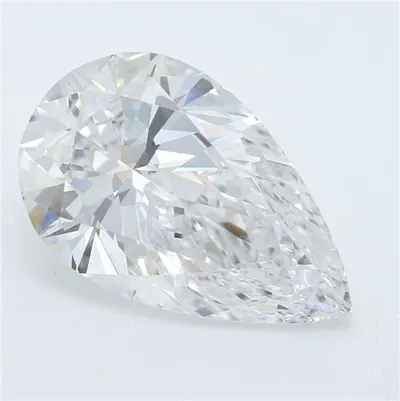 3.29ct E VS1 Rare Carat Ideal Cut Pear Lab Grown Diamond